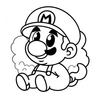 Pagina Da Colorare Di Baby Mario 48884-40595