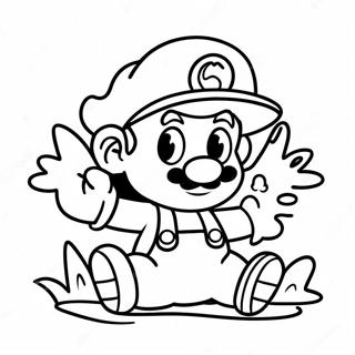 Pagina Da Colorare Di Baby Mario Avventuroso 48885-40609