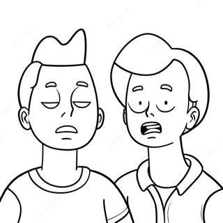 Pagina Da Colorare Di Beavis E Butthead 48994-40690