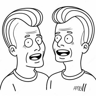 Pagina Da Colorare Di Beavis E Butthead 48994-40692