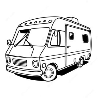 Pagina Da Colorare Di Un Camper 49004-40707