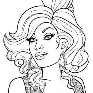 Pagina Da Colorare Di Drag Queen 49054-40751