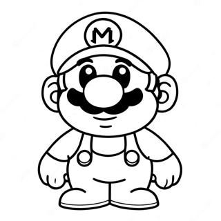 Pagina Da Colorare Di Mario Among Us 49104-40777