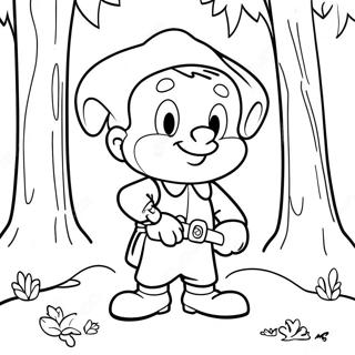 Elmer Fudd Nella Foresta Da Colorare 49305-40968