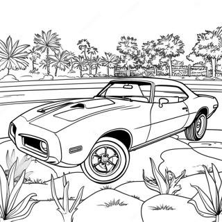 Pagina Da Colorare Della Pontiac Firebird Classica 49364-40983