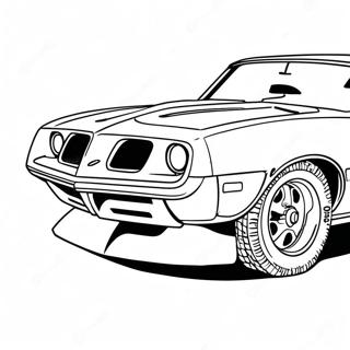 Pagina Da Colorare Della Pontiac Firebird Classica 49364-41184