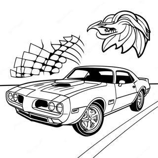 Pagina Da Colorare Della Pontiac Firebird Da Corsa 49365-40993