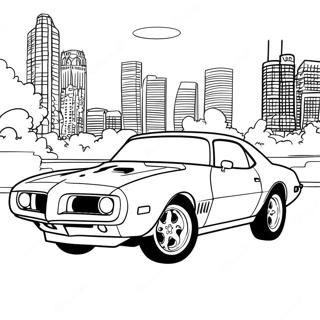 Pagina Da Colorare Della Pontiac Firebird Da Corsa 49365-40996