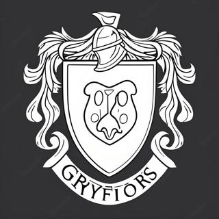 Pagina Da Colorare Dello Stemma Della Casa Gryffindor 49455-41050