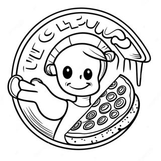 Pagina Da Colorare Del Logo Di Little Caesars 49624-41400