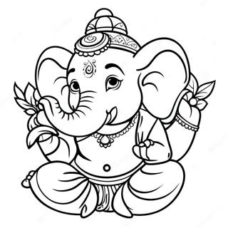 Ganesha Pagine Da Colorare