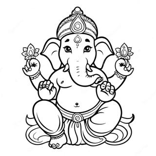 Pagina Da Colorare Di Ganesha 49814-41546