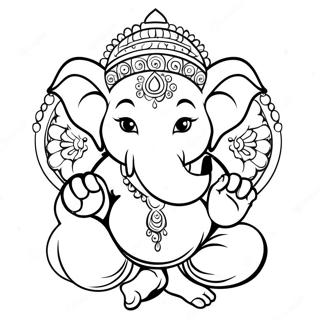 Pagina Da Colorare Di Ganesha 49814-41547