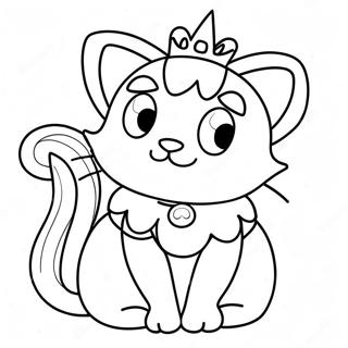 Pagina Da Colorare Del Gatto Di Princess Peach 50174-41846