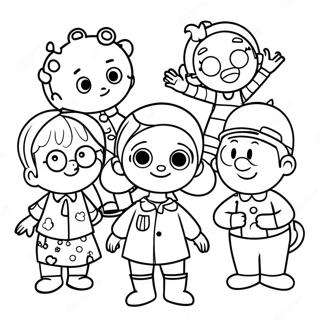 Pagina Da Colorare Dei Personaggi Pbs Kids 5043-4046