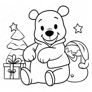 Pagina Da Colorare Winnie The Pooh Di Natale 50654-42215