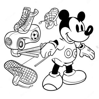 Pagina Da Colorare Degli Sport Disney 50704-42250