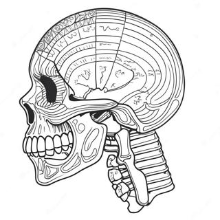 Pagina Da Colorare Dellanatomia Scheletrica Dettagliata 50765-42295