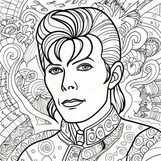 David Bowie Pagine Da Colorare