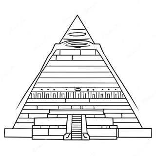 Pagina Da Colorare Di Piramide Egizia Antica 50885-42406