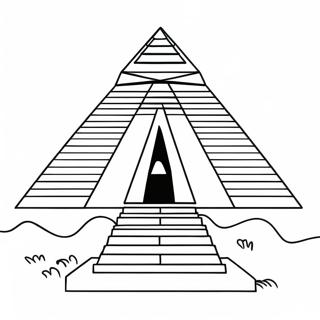 Pagina Da Colorare Di Piramide Egizia Antica 50885-42407