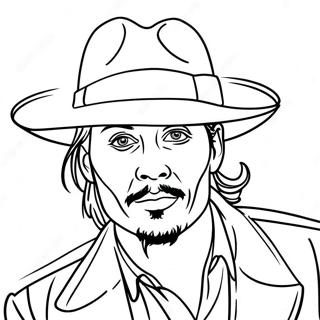 Johnny Depp Pagine Da Colorare