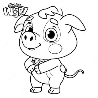 Pagina Da Colorare Alpha Pig Super Why 51074-42551