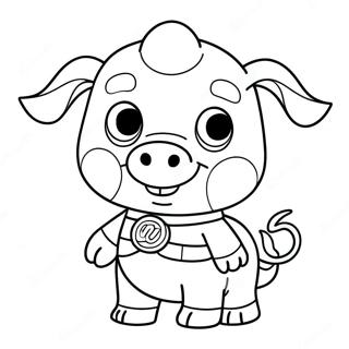 Pagina Da Colorare Alpha Pig Super Why 51074-42552