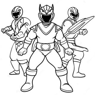 Power Rangers Samurai Pagine Da Colorare