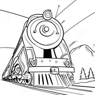 Pagina Da Colorare Del Polar Express 5142-4122