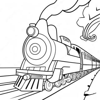 Pagina Da Colorare Del Treno Magico Polar Express 5143-4126