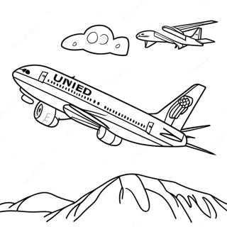 United Airlines Da Colorare 51714-43068