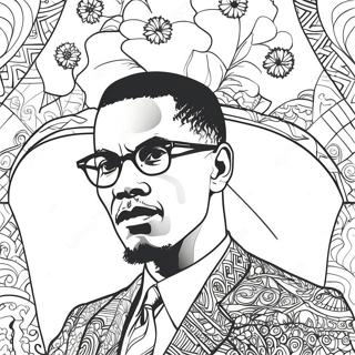 Pagina Da Colorare Di Malcolm X 51894-43202