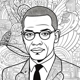 Pagina Da Colorare Di Malcolm X 51894-43204