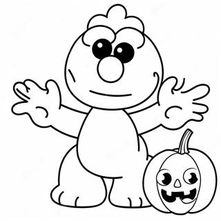 Pagina Da Colorare Di Elmo Per Halloween 51955-43250