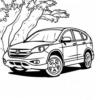 Honda Crv Pagine Da Colorare