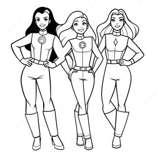 Totally Spies Pagine Da Colorare