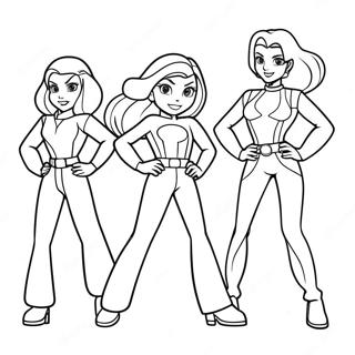 Pagina Da Colorare Totally Spies 51995-43274