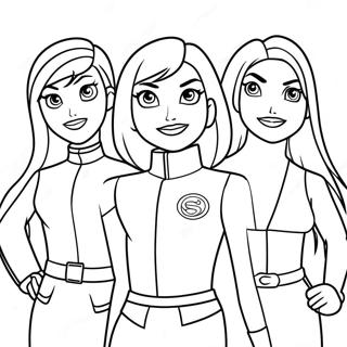 Pagina Da Colorare Totally Spies 51995-43276