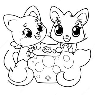 Pagina Da Colorare Dei Carini Amici Jewelpet 52086-43358