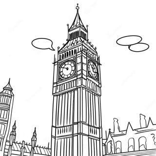 Pagina Da Colorare Di Big Ben 52145-43394