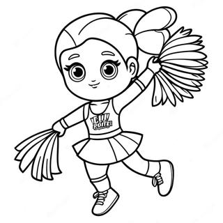 Pagina Da Colorare Cheerleader Lol 52566-43718