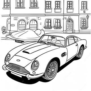 Pagina Da Colorare Della Classica Auto Sportiva Aston Martin 52737-43862