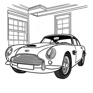 Pagina Da Colorare Della Classica Auto Sportiva Aston Martin 52737-43863