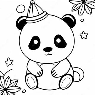 Panda Di Natale Pagine Da Colorare