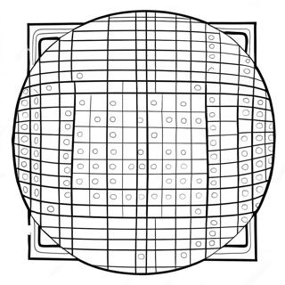 Pagina Da Colorare Della Griglia Delle Coordinate Divertente 53027-44092