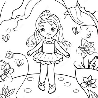 Giardino Fairycore Fantasioso Da Colorare 53137-44174