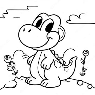 Il Mondo Creato Di Yoshi Pagine Da Colorare