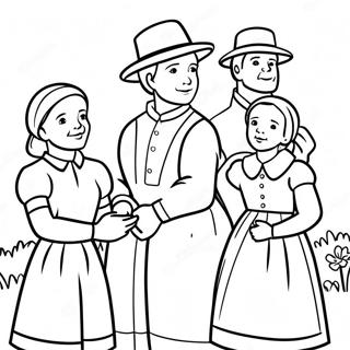 Pagina Da Colorare Raduno Della Famiglia Amish 53489-44439