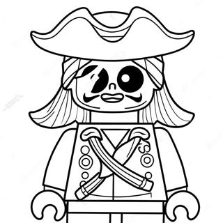 Pagina Da Colorare Del Capitano Pirata Lego 53629-44547